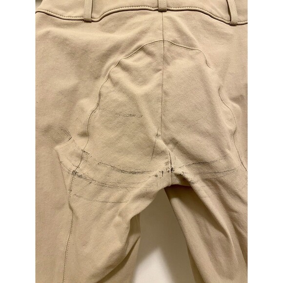The Tailored Sportsman Front Zip Breeches Trophy Hunter Boot Sock #1927 Tan 24R - Picture 8 of 12